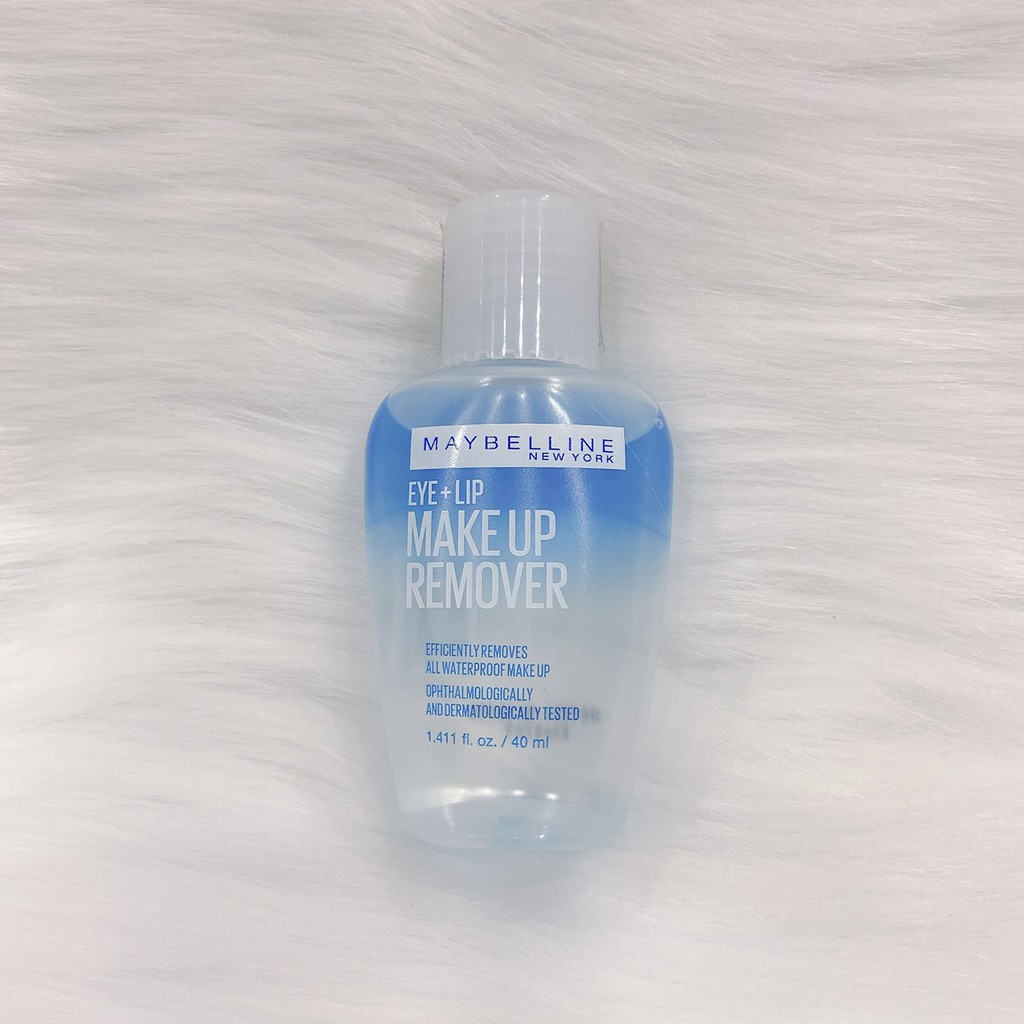 [Mã FMCGMALL -8% đơn 250K] Nước Tẩy Trang Mắt và Môi Maybelline New York Eye & Lip Makeup Remover 40ml | BigBuy360 - bigbuy360.vn