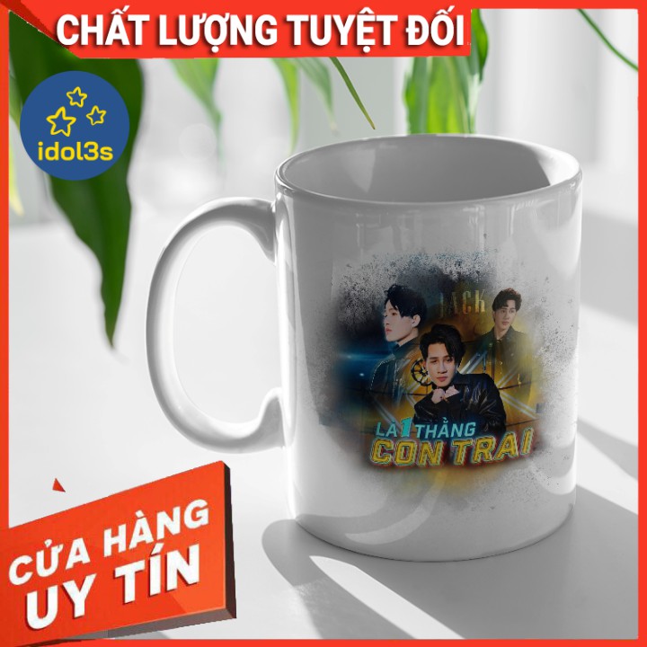 Ly sứ in hình Jack J97 - idol3s - Món quà độc đáo dành cho Fan Cứng