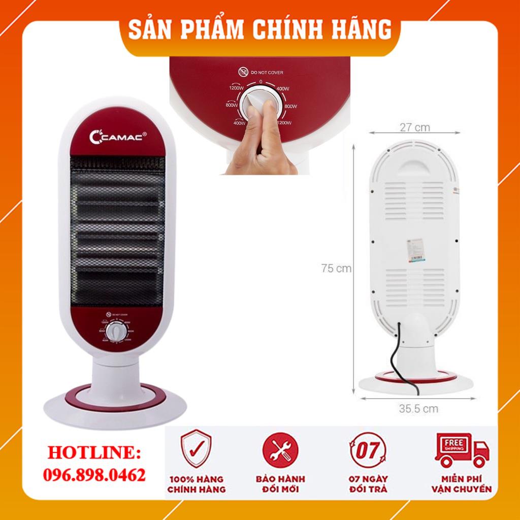 Máy Sưởi Ấm CAMAC [HÀNG VNXK - BẢO HÀNH 24 THÁNG], Quạt Sưởi Ấm Cao Cấp, Đèn Sưởi Halogen CAMAC - Lò Sưởi Điện Đa Năng