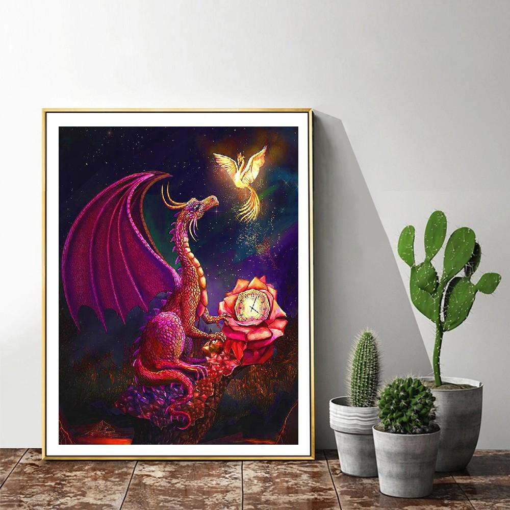 Bộ Tranh Đính Đá 5D Họa Tiết Độc Đáo DIY Dùng Trang Trí Nhà Cửa