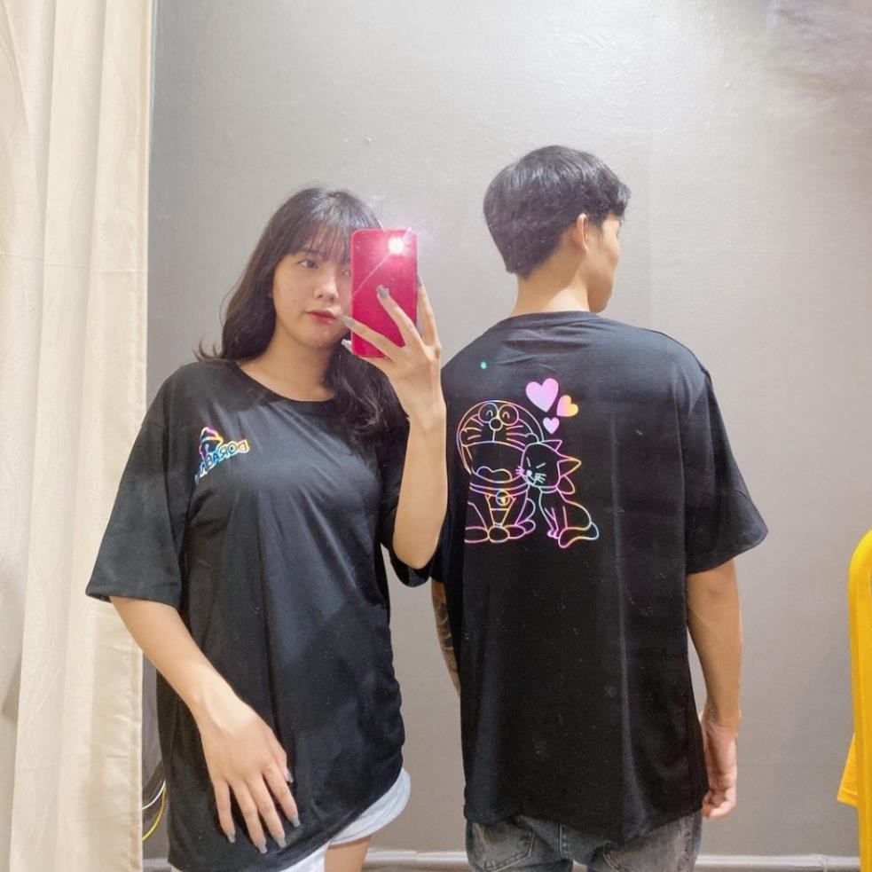 Áo Thun tay lỡ Phản Quang Doremon form rộng unisex Cotton freesize cho nam nữ PQ17 | BigBuy360 - bigbuy360.vn