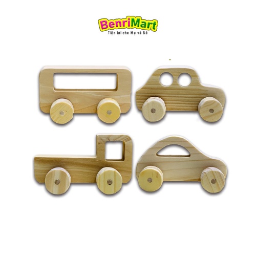 Mô Hình Xe Ô Tô Bằng Gỗ Tự Nhiên Mài Mịn Benrikids Đảm Bảo An Toàn Tuyệt Đối Cho Trẻ
