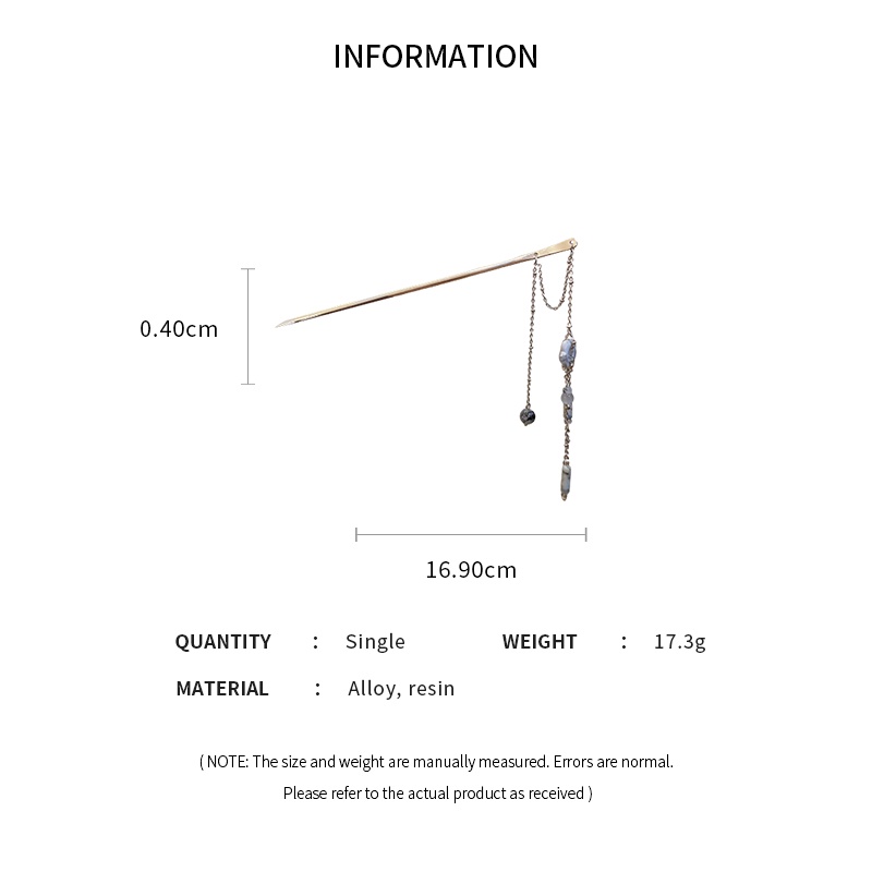 Trâm Cài Tóc Đính Hạt Và Tua Rua Phong Cách Trung Hoa Cổ Điển Thời Trang Mới
