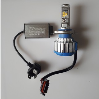Bóng đèn led h4 T1 40w  siêu sáng trắng xe 2 & 4 bánh