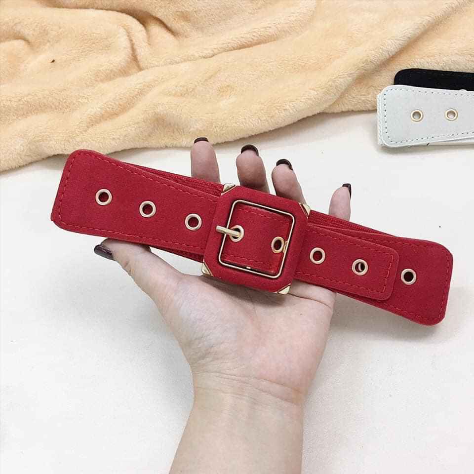 Thắt lưng nữ dây nịt nữ cho váy đầm họa tiết