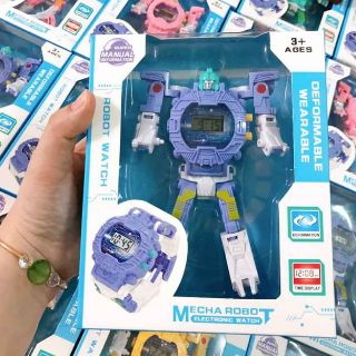 Đồ chơi cho bé học xem giờ hình robot