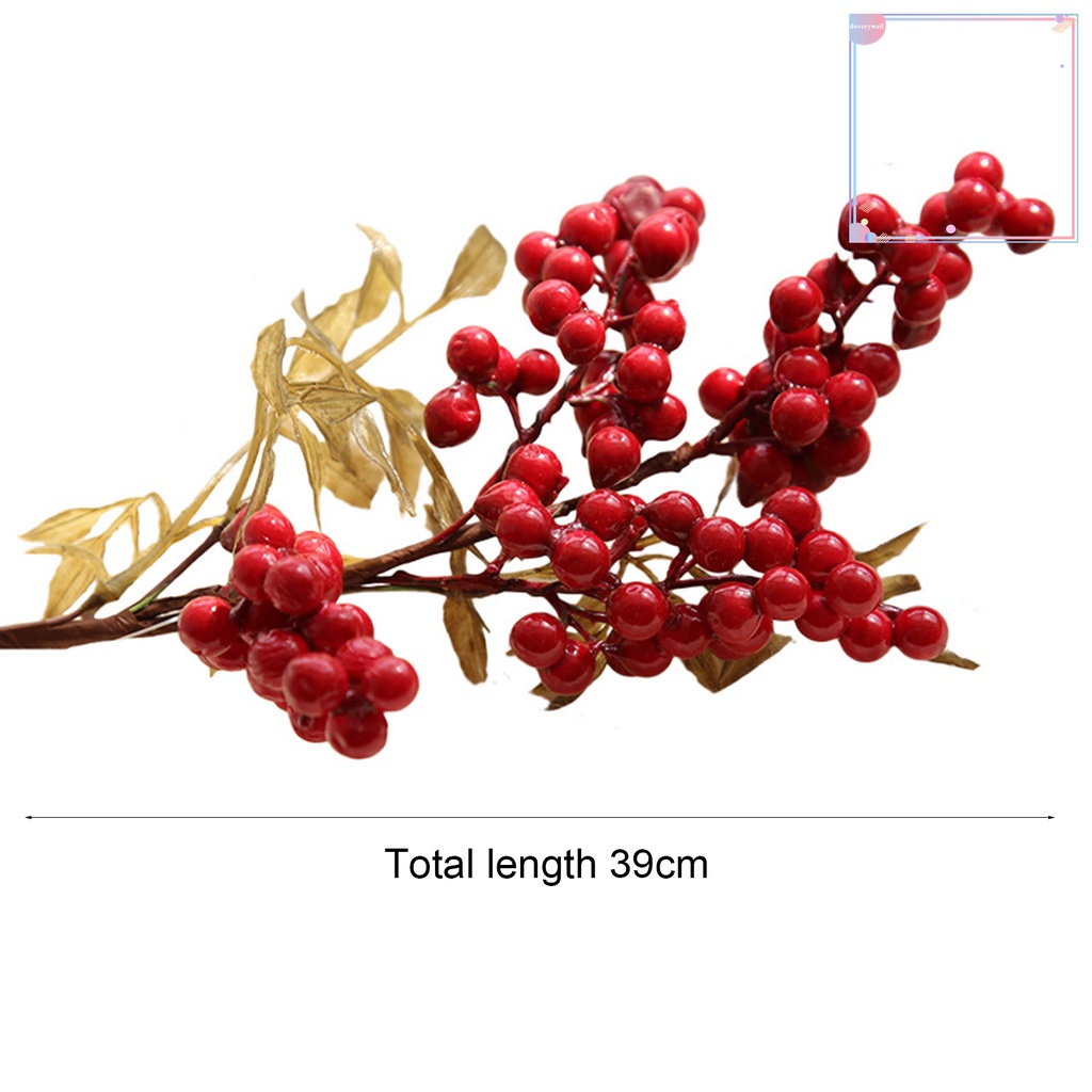 1 Nhánh Quả Mọng Nhân Tạo Bằng Polystyrene Styrofoam Trang Trí Tiệc Cưới