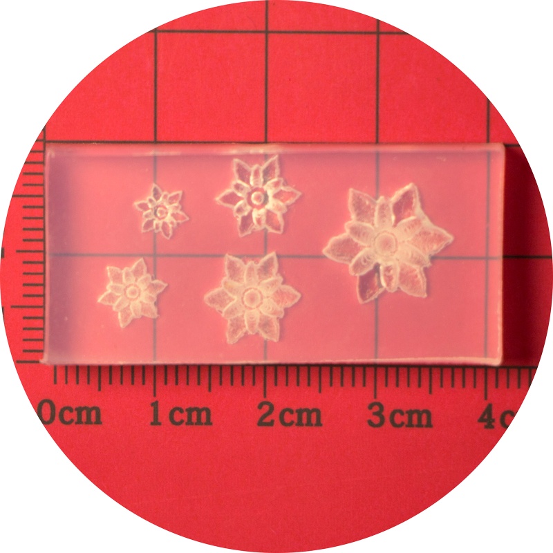 Khuôn Silicon Tạo Hình Hoa Trang Trí Móng Tay