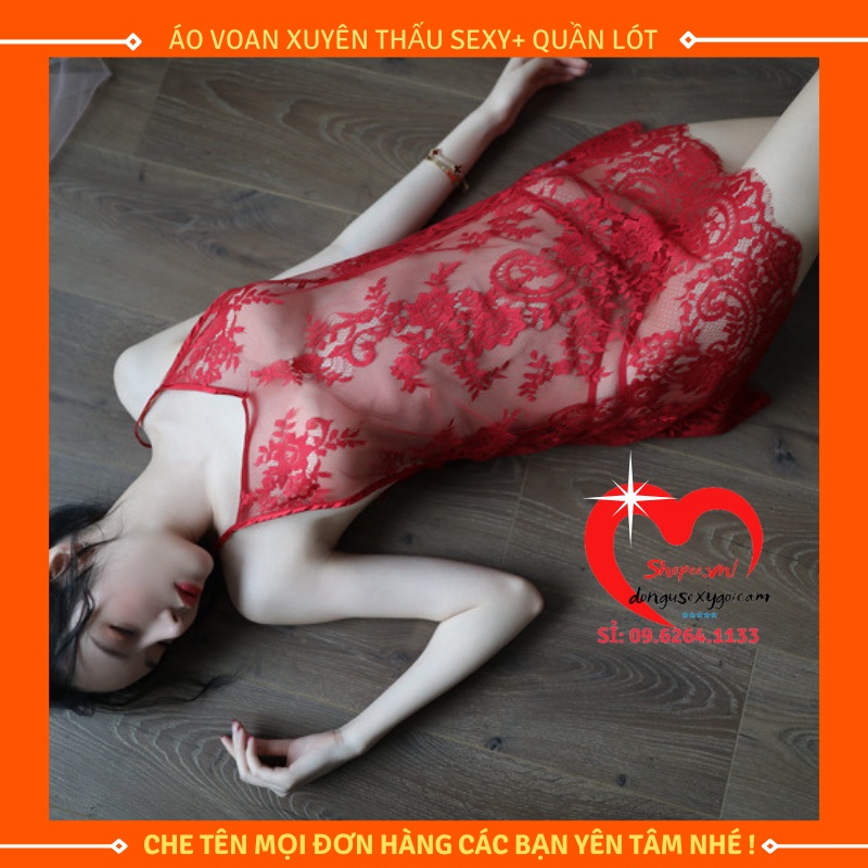Đồ ngủ sexy nữ gợi cảm xuyên thấu -Váy ngủ 2 dây siêu mỏng sexy kèm quần lọt khe- SEXY REN HOA XUYEN THẤU GIÁ RẺ | WebRaoVat - webraovat.net.vn