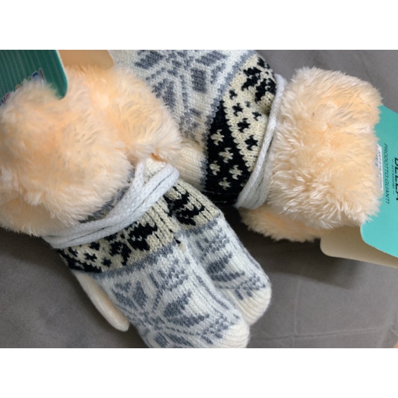 Găng tay em bé thu đông cho bé NHIỀU MÂU gấu