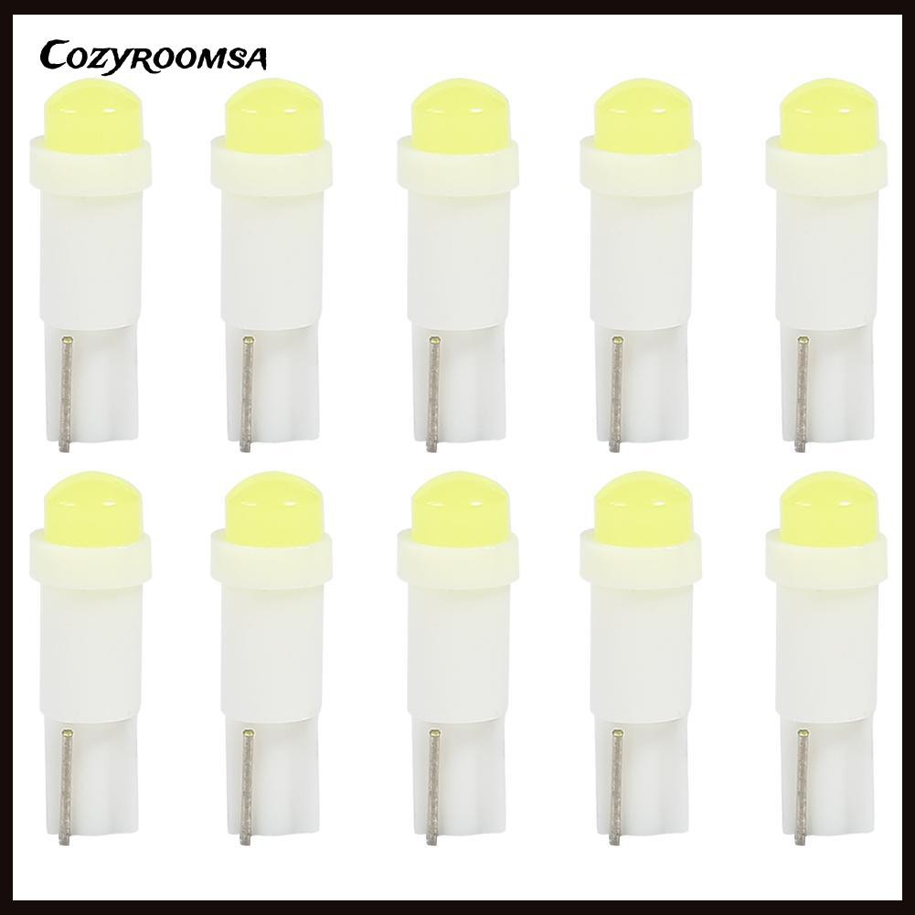Set 10 Đèn Led T5 3d Cob Chuyên Dụng Cho Xe Hơi