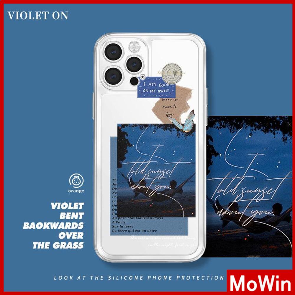 Ốp Điện Thoại Silicon Dẻo Trong Suốt Viền Vuông Bảo Vệ Camera Cho iPhone 13 Pro Max iPhone 12 Pro Max iPhone 11 iPhone 7 Plus