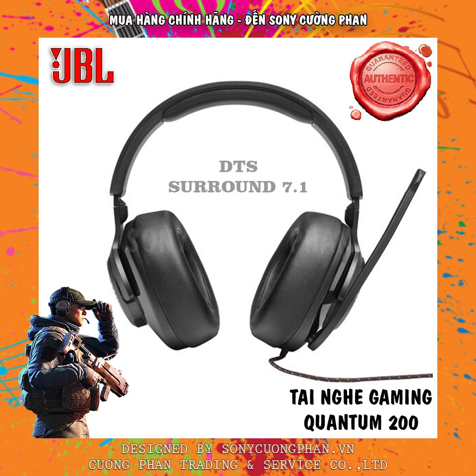 Tai nghe gaming JBL Quantum 200