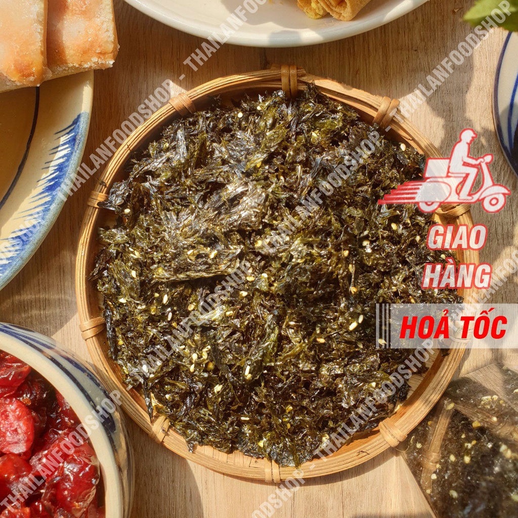 Rong Biển Chế Biến Sẵn Ăn Liền: Rong Biển Tỏi - Rong Biển Buộn Mè - Rong Biển Kẹp Hạt Dinh Dưỡng - Rong Biển Trứng Muối