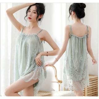 Váy ngủ 2 dây dễ thương V27
