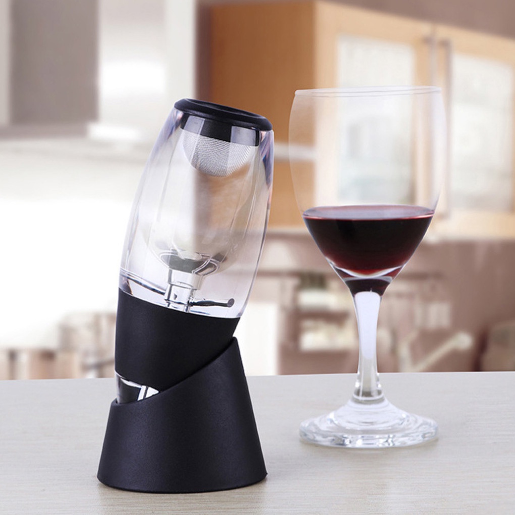 Portable Red Wine Aerator Decanter Party Tasting Event Wedding Ceremony Flavour Enhancer Sediment Filter Hotel Aerating