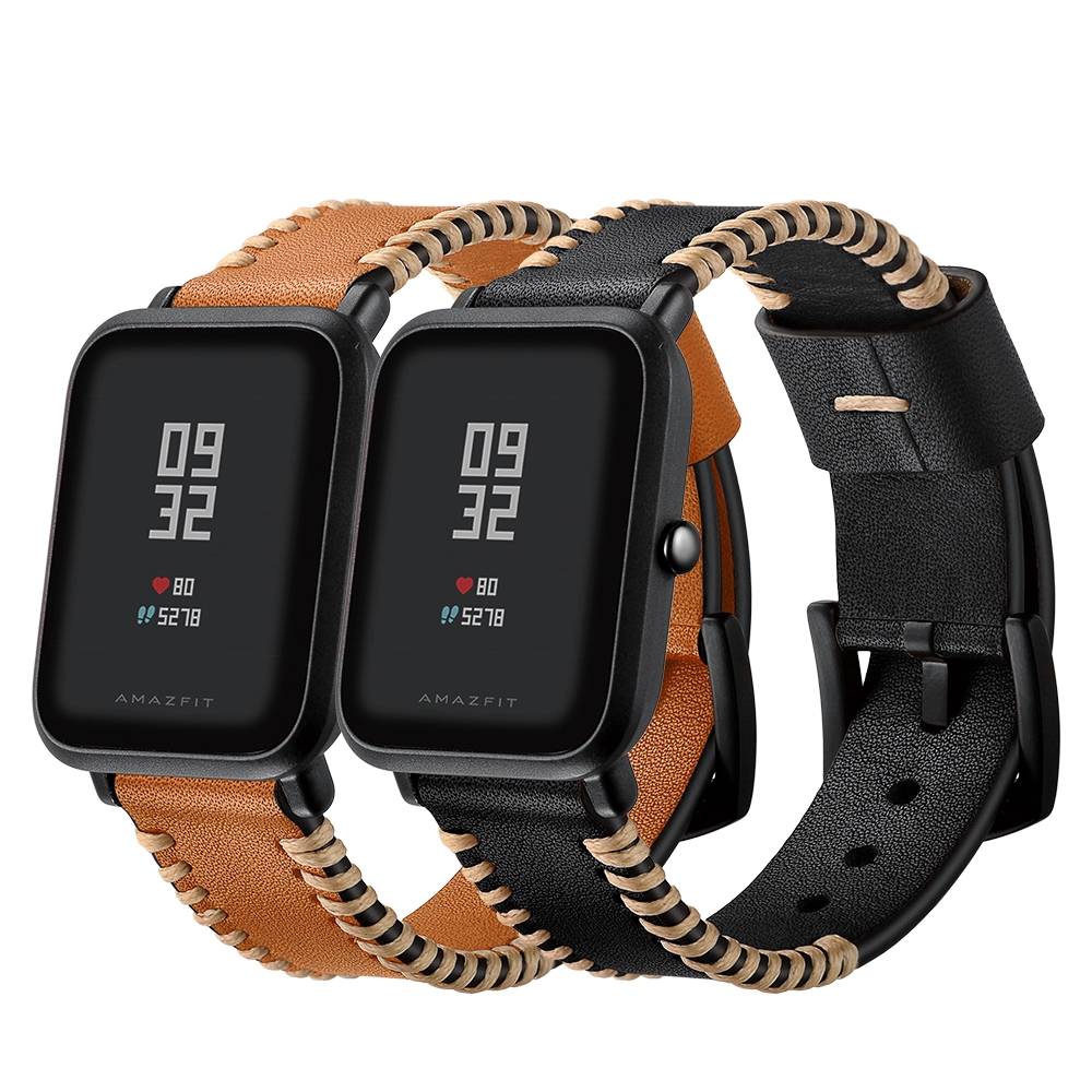 Dây đeo bằng da cho đồng hồ thông minh Huami Amazfit Bip 1S U