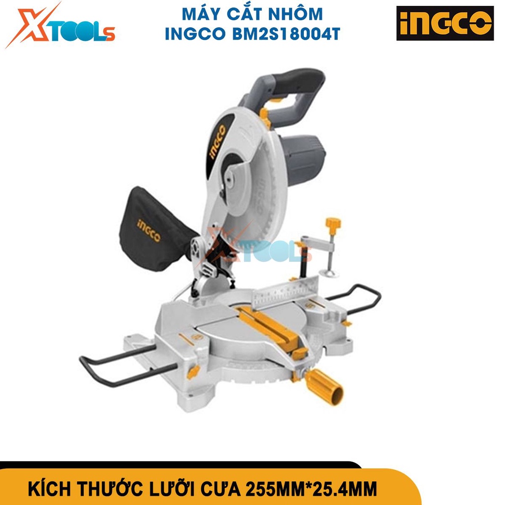 Máy cắt nhôm gỗ đa năng INGCO BM2S18004T, Máy cưa đa năng 1800W điện thế 220-240V, lưỡi 255m [CHÍNH HÃNG][XTOOLS]