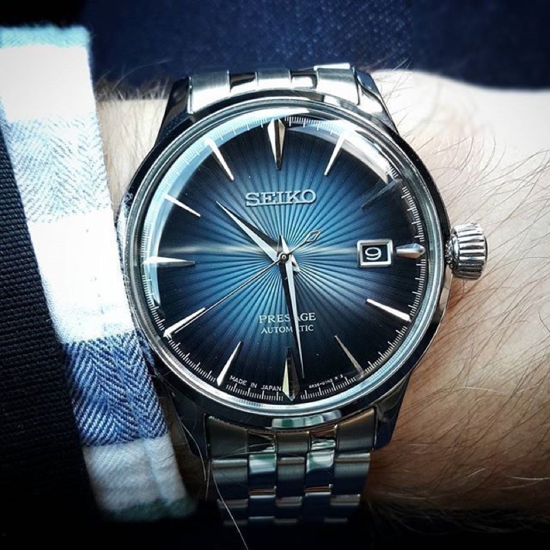 ĐỒNG HỒ NAM CHÍNH HÃNG SEIKO SARY123 - SRPB41J1 Presagge Cocktail Automatic