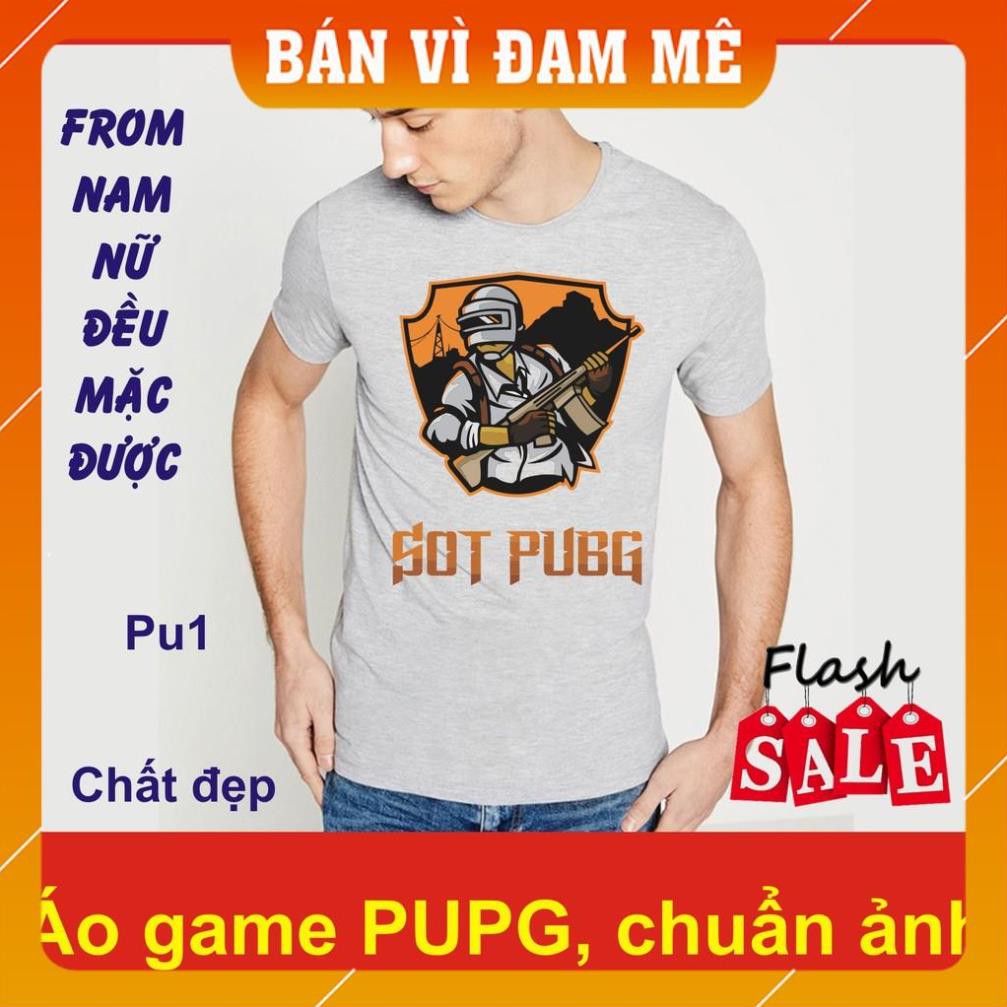 [Mặc Là SANG]  Áo thun PUPG 1, game, bao đổi trả,chất đẹp