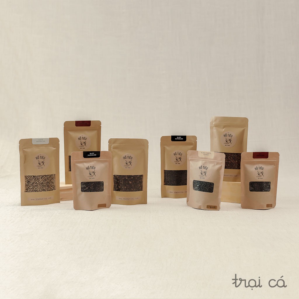Hạt Tiêu Phú Quốc, Hồ Tiêu Thủ Công, Hạt Tiêu Đen, Đỏ, Trắng (100gr)