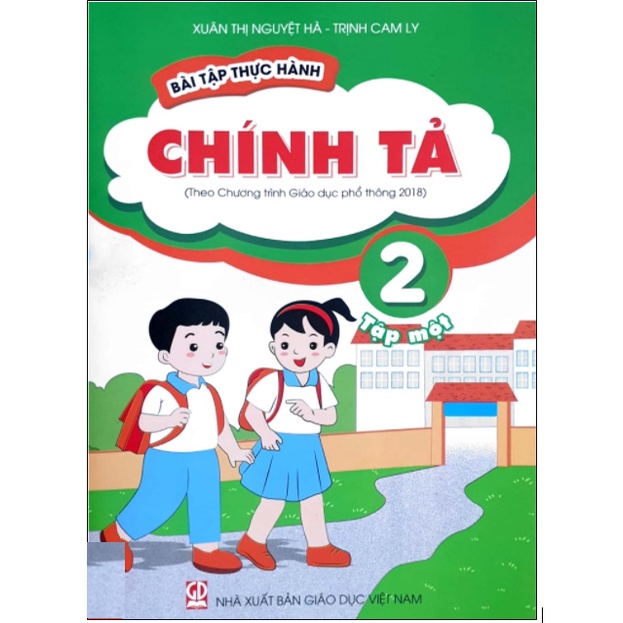 Sách - Bài tập thực hành Chính Tả 2 (Tập 1+Tập 2) - Theo Chương trình Giáo dục phổ thông 2018