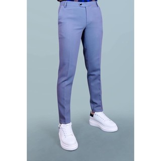 Quần Âu Nam Màu Xanh Lơ Dáng Ôm Body
