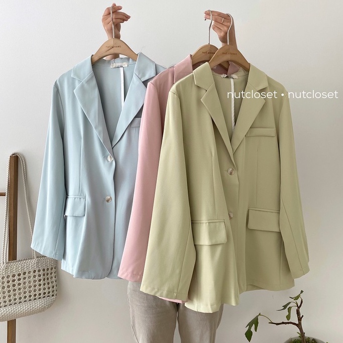 Áo blazer 2 cúc dọc 3 túi (1002) _ A0500 | BigBuy360 - bigbuy360.vn