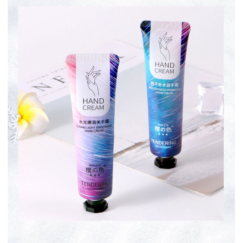 Kem dưỡng da tay hương hoa anh đào thiết kế vỏ màu sắc tươi tắn khối lượng 30g tiện lợi | BigBuy360 - bigbuy360.vn