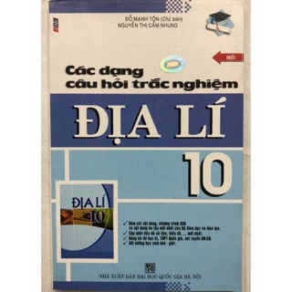Sách - Các dạng câu hỏi trắc nghiệm Địa Lí 10