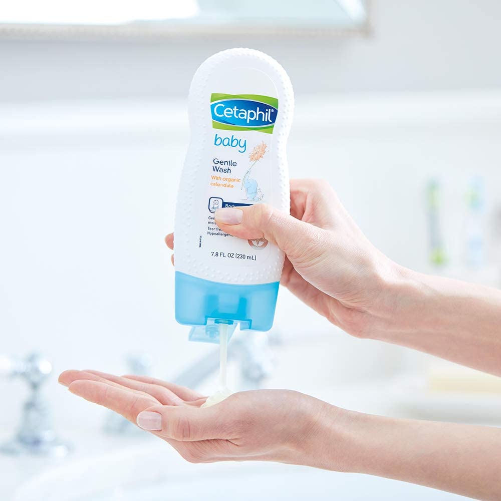 Sữa Tắm Gội Toàn Thân 2 Trong 1 Cetaphil 230ml - Bé Không Cay Mắt - Baby Wash and Shampoo