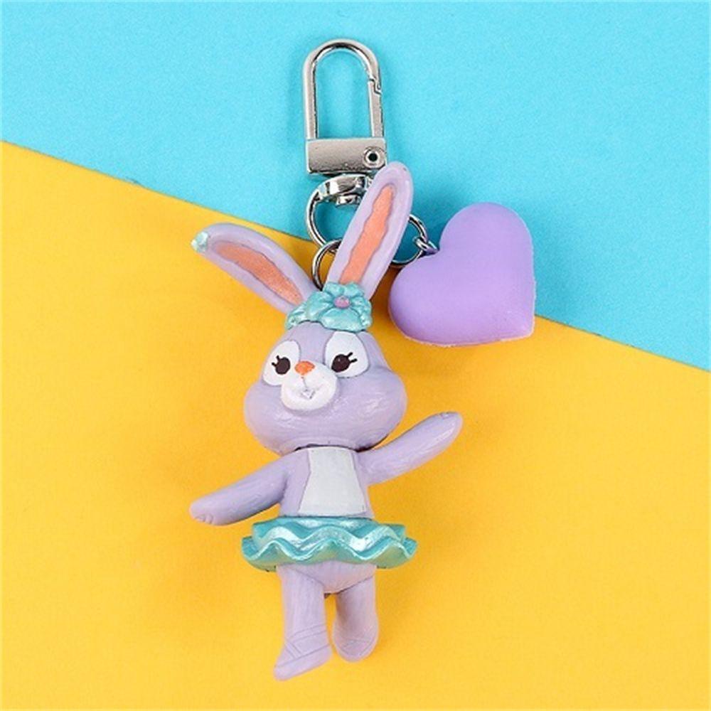 MXGOODS Móc Khóa Hình Thỏ Duffy Đơn Giản Thời Trang