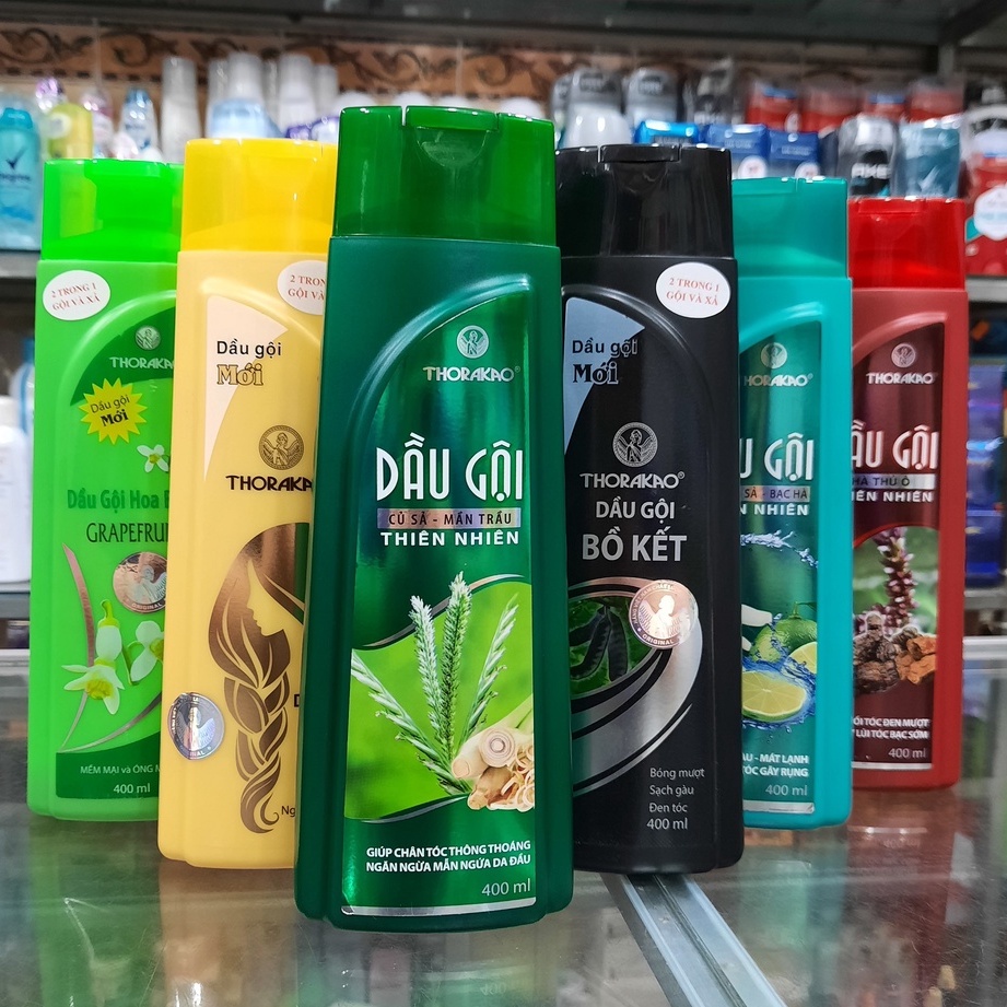 Dầu Gội Thorakao Làm Sạch Tóc Và Da Đầu 400ml