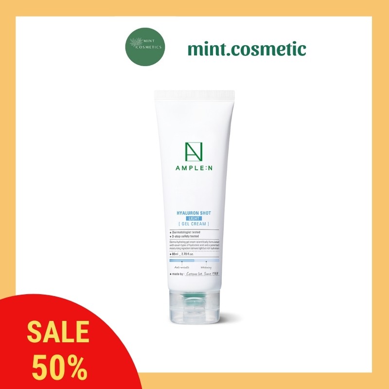 Kem Dưỡng Coreana Ample:N Hyaluron Shot Cream Cấp Nước Cải thiện nếp nhăn