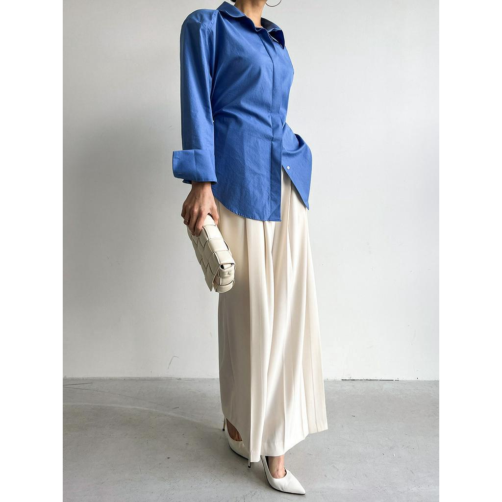 Quần Ống Suông Lưng Cao Xếp Ly Dễ Phối Đồ 61847