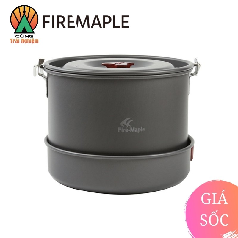 [CHÍNH HÃNG] COMBO Nồi Chảo Nấu Ăn 5 Trong 1 Fire Maple FMC-212 Gọn Nhẹ Chuyên Dụng Cho Du Lịch, Dã Ngoại Cắm Trại