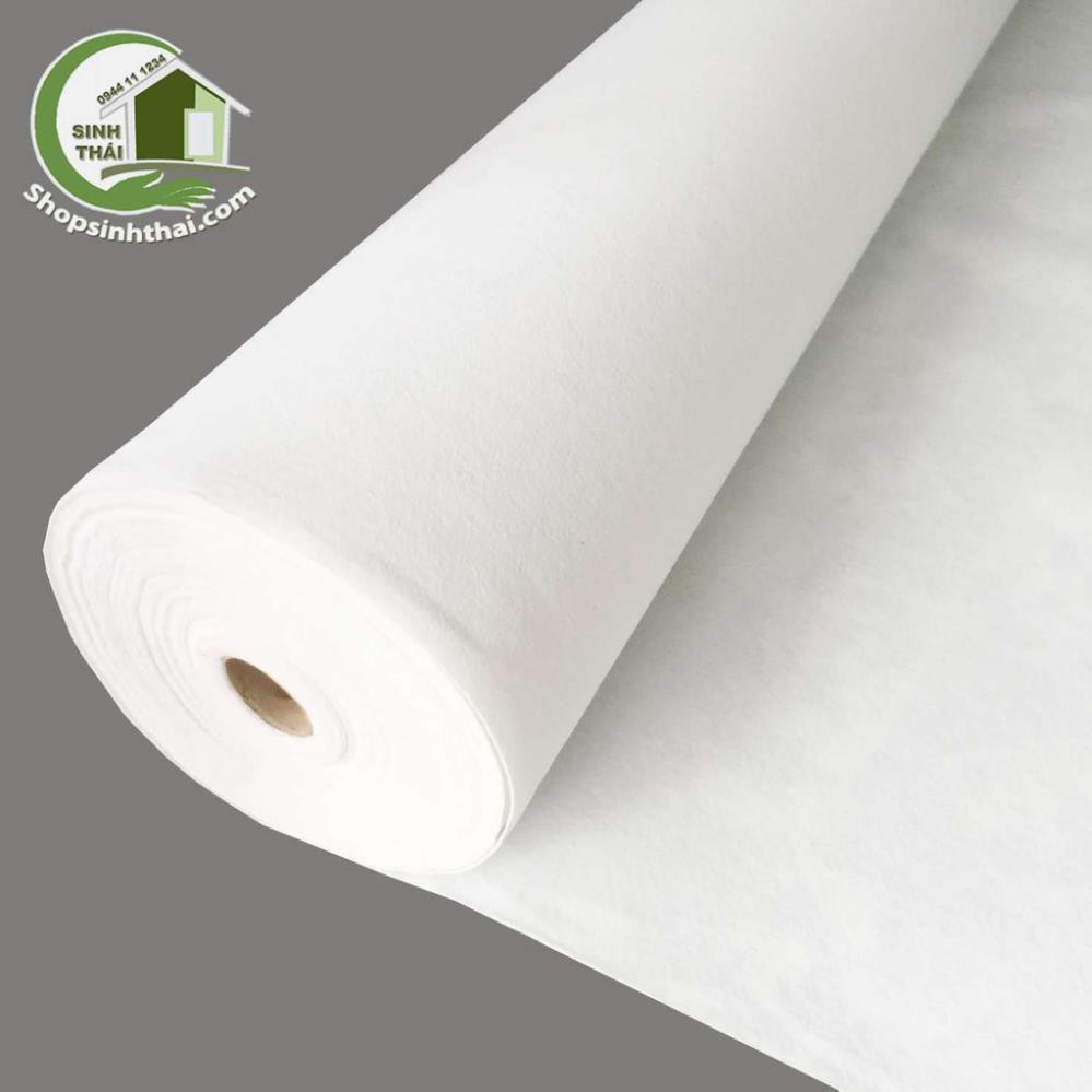Thảm nỉ lót trải sàn màu trắng - 1m²