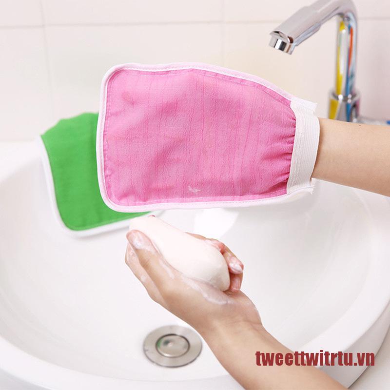 1 Găng tay đi tắm Tẩy Tế Bào Chết Mát Xa Cơ Thể