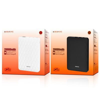 Pin Sạc Dự Phòng BOROFONE BT9, 20000mah, Micro USB / USB C, 2 Cổng Sạc 2.1A, Đèn Led Hiển Thị Dung Lượng Pin