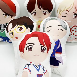 GỐI ÔM HOUSE OF BTS BT21 BÔNG MỀM 36CM