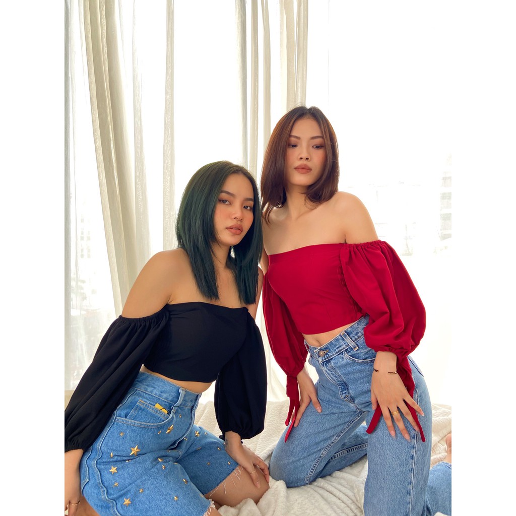 ÁO CROPTOP TAY PHỒNG