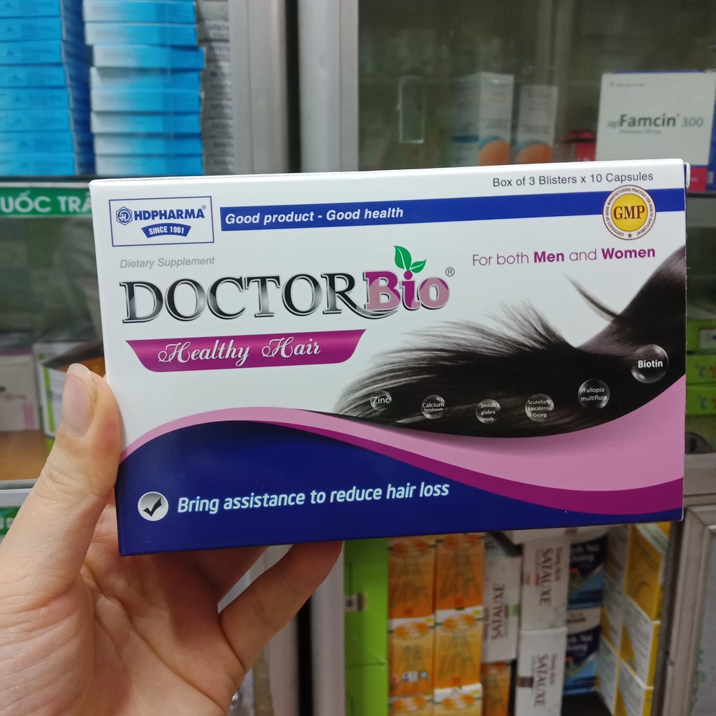 DOCTOR BIO TÓC KHỎE ĐẸP HỘP 30 VIÊN