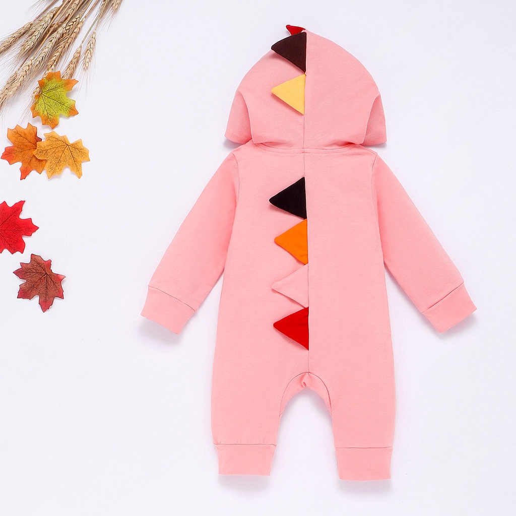 Áo liền quần tay dài thiết kế kiểu khủng long dễ thương dành cho bé