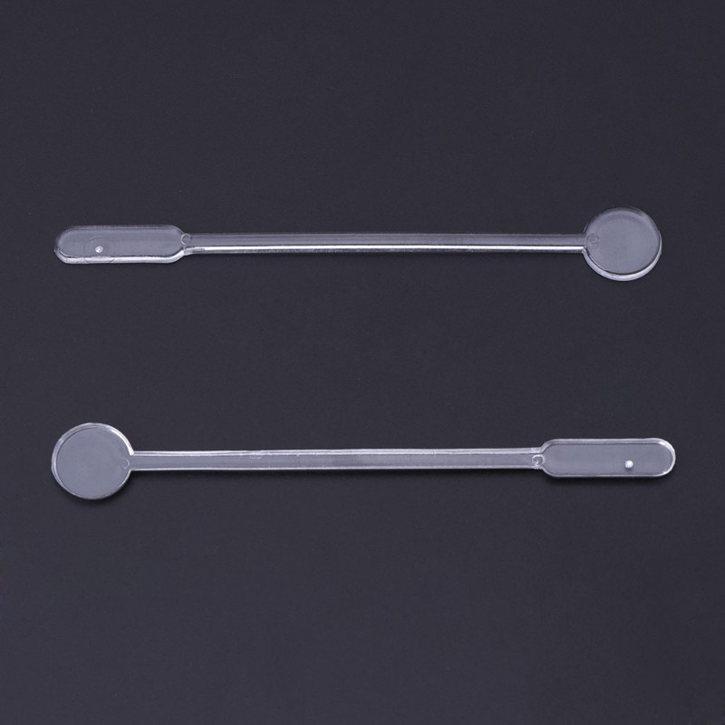 Set 10 Que Nhựa Trong Suốt Trộn Mỹ Phẩm Tái Sử Dụng Tiện Lợi