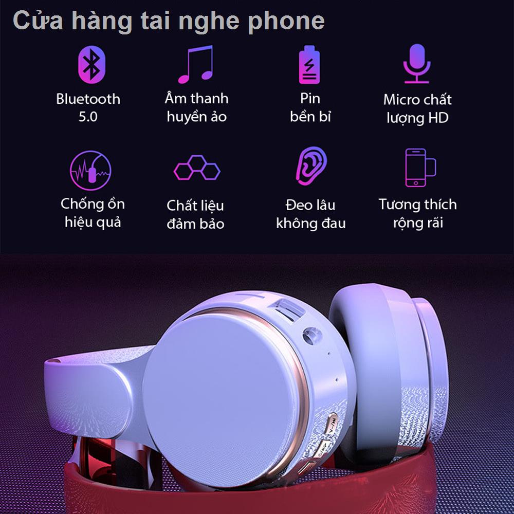 ✳♛❀Tai nghe Bluetooth chụp tai không dây có mic XBass T7 thế hệ mới 2021 - siêu phẩm tai nghe headphone pin trâu bluetoo