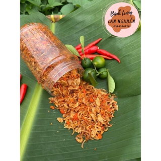 Muối tép trộn hành phi loại 1 (ít cay)