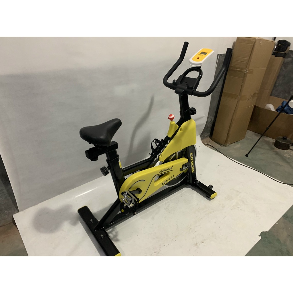Xe Đạp Tập Thể Dục,Gym Tại Nhà,Nhỏ Gọn,Khung Thép Chống Gỉ,Đồng Hồ Cảm Biến Nhịp Tim,Hàng Nhập Khẩu