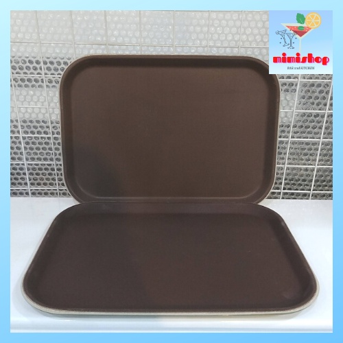 Khay Phục Vụ Chống Trượt Chữ Nhật Pha Chế - Mâm Phục Vụ Chống Trơn Trượt - Dụng Cụ Pha Chế
