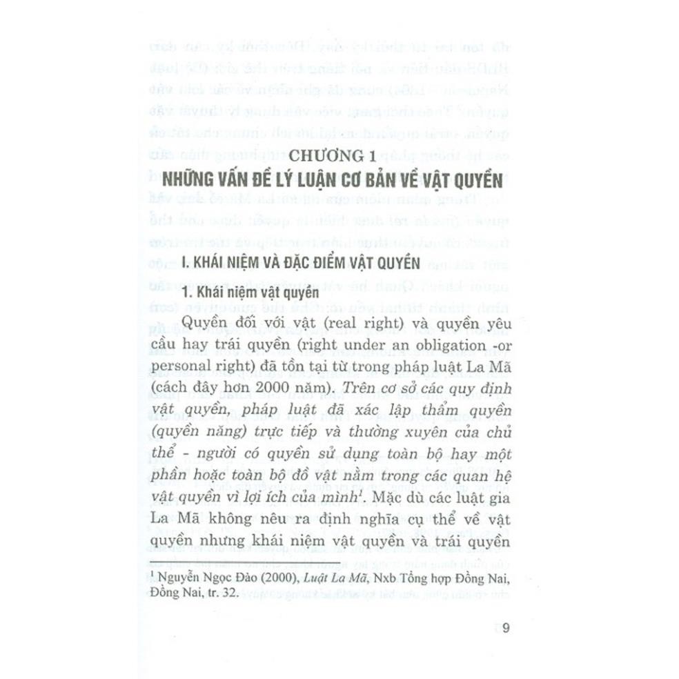 Sách Vật Quyền Trong Pháp Luật Dân Sự Việt Nam Hiện Đại (Sách Chuyên Khảo) (Nhà Sách Thiên Vũ)