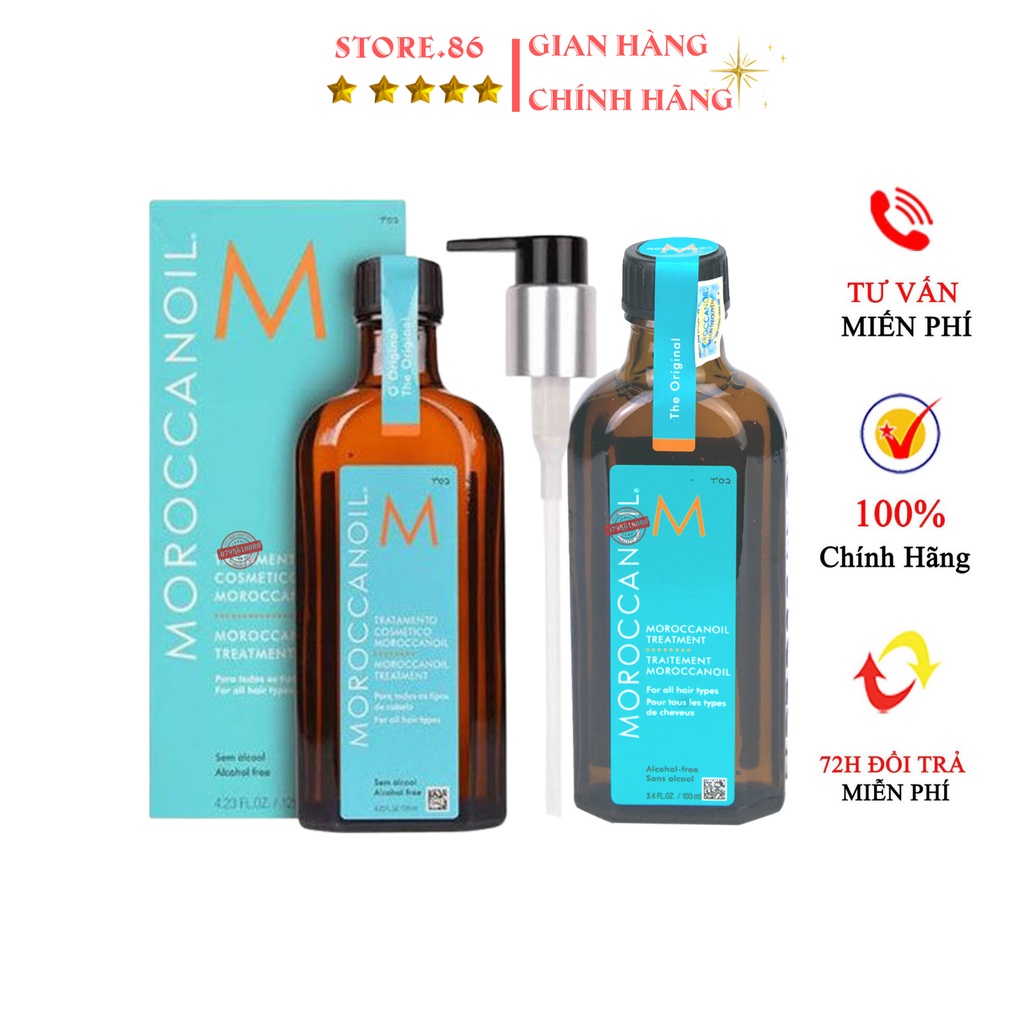 DẦU DƯỠNG TÓC MOROCCANOIL ĐỦ SIZE 25ML - 100ML - 125ML - 200ML  CAM KẾT CHÍNH HÃNG